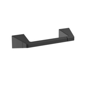 Amerock Blackrock 9-5/16" L Pivoting Double Post Toilet Paper Holder Matte Black