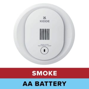 Kidde Compact 4 in. Battery Powered Smoke Detector with Photoelectric Sensor