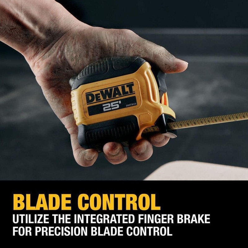 DEWALT 25 ft. x 1-1/8 in. Tape Measure with Finger Brake - Image 68