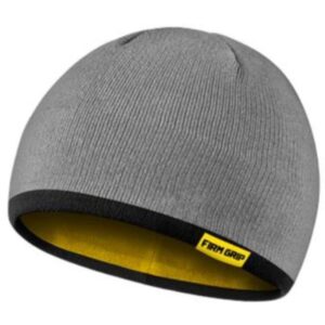 FIRM GRIP Men's Gray Knit Fleece Lined Beanie Hat
