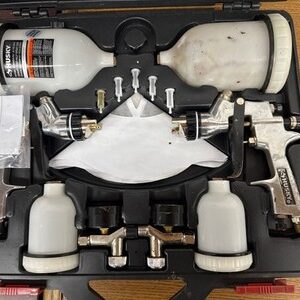 Husky HVLP and Standard Gravity Feed Spray Gun Kit