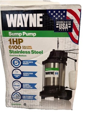 Wayne 1 HP Subersible Sump Pump - Image 5