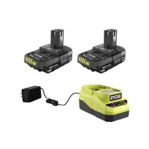 Ryobi PCL202KN 2.0Ah Li-Ion Battery - Green (2-Pack)