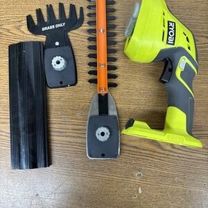 RYOBI ONE+ 18V Cordless Grass Shear and Shrubber Trimmer (Tool Only)