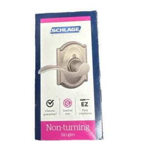 Schlage F170 V ACC 619 CAM  Left Handed Accent Door Lever with Camelot Trim