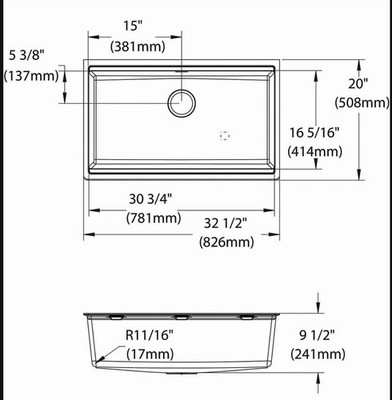 Quartz Classic 33" x 22" x 9-1/2" Single Bowl Undermount Workstation - Image 2