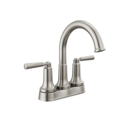 Delta Saylor 1.2 GPM Centerset Bathroom Faucet with Pop-Up Drain