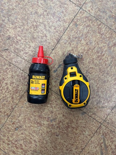 DEWALT 100 ft. Chalk Reel Kit with Red Chalk