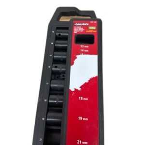 Husky 1/2" Drive Metric 6-Point Deep Impact Socket Set 7-Piece ONLY