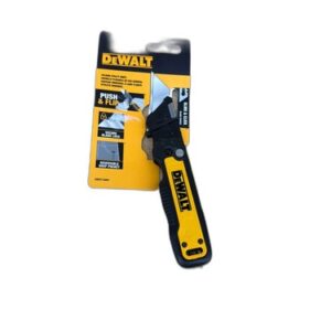 DEWALT Push and Flip Folding Lock-Back Utility Knife