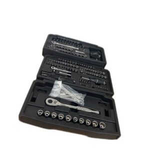 Husky 280-Piece SAE/Metric Mechanics Tool Set with Tool Box MISSING 3 PIECES