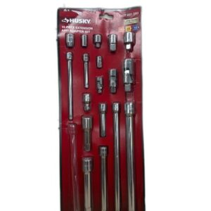 Husky 1/4 in., 3/8 in., 1/2 in. Drive Accessory Set (18-Piece) MISSING 1 PIECE