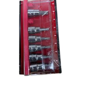 Husky 3/8 in. Drive Tamper Proof Torx Bit Socket Set (8-Piece)