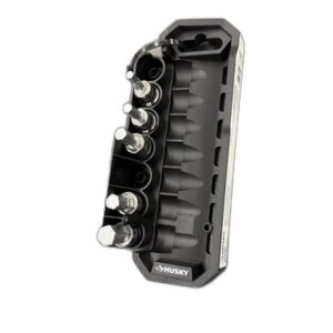 Husky BITE 3/8 in. Drive Metric Bit Socket Set (5-Piece)