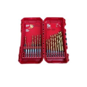 Milwaukee SHOCKWAVE IMPACT DUTY Titanium Twist Drill Bit Set (20-Piece)