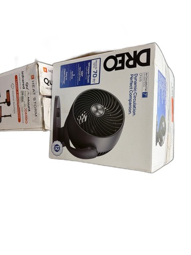 DREO 7 in. Air Circulator Desk Fan, 70 ft. Airflow, 120 Tilt, 28 db, Black - Image 9