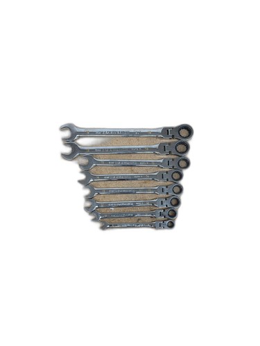 GEARWRENCH Metric Flex-Head 90-Tooth Combination Ratcheting Wrench Set (8-Piece)