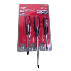 Milwaukee Phillips/Slotted Flat Head Hex Drive Screwdriver Set 3-Piece