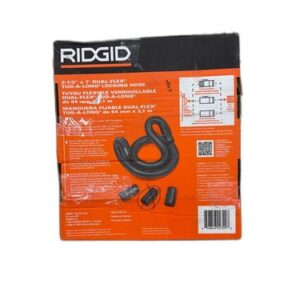 RIDGID 2-1/2 in. x 7 ft. DUAL-FLEX Locking Vacuum Hose Kit MISSING SEE PICTURES