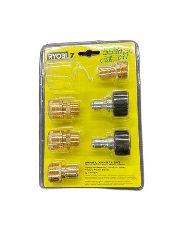RYOBI 6-Piece Quick-Connect Upgrade Kit for Pressure Washers up to 4000 PSI