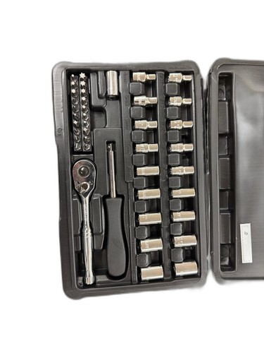 Stanley 1/4 in. Drive SAE/Metric Mechanics Tool Set (41-Piece) with Case