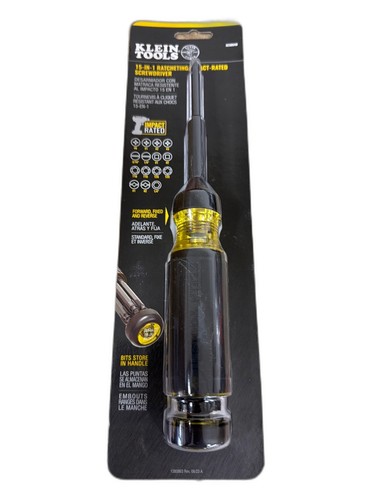 Klein Tools 15-in-1 Ratcheting Impact Multi-Bit Screwdriver - Image 14