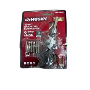 Husky 12-in-1 Quick Load Ratcheting Stubby Screwdriver Set