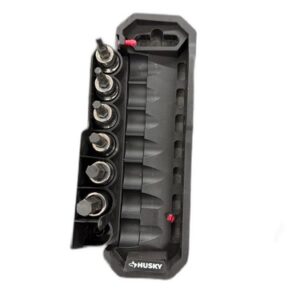 Husky BITE 3/8 in. Drive SAE Bit Socket Set (7-Piece)