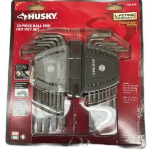 Husky Ball End Hex Set, SAE/MM (26-Piece)