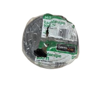 Cerrowire 75 ft. 14/2 Black Stranded Low-Voltage Landscape Lighting Wire