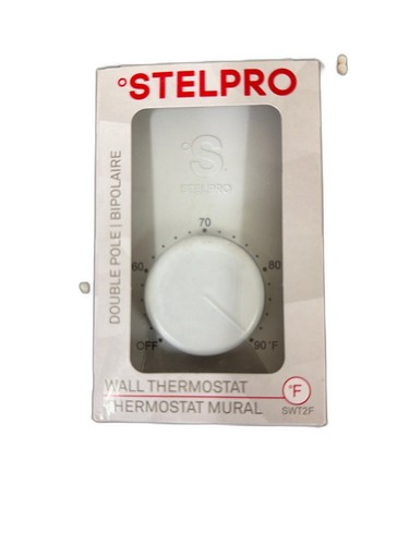 Stelpro Double-Pole 22 Amp 120/240V Mechanical Wall-Mount Thermostat White - Image 7