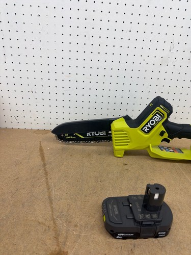 RYOBI ONE+ HP 18V Brushless 8 in. Cordless Mini Chainsaw with 2.0 Ah Battery - Image 4