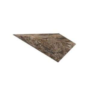 FlexStone 14x27x14 in. Floating Corner Seat Breccia Paradiso