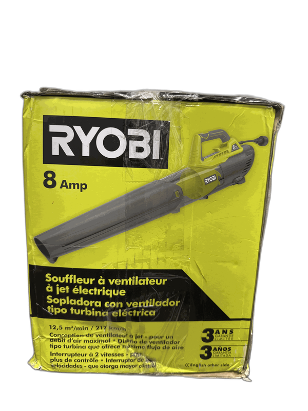 RYOBI 135 MPH 440 CFM 8 Amp Corded Electric Jet Fan Leaf Blower - Image 13