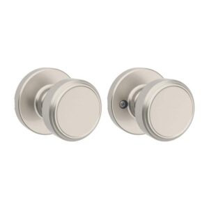 Kwikset Maven Satin Nickel Hall/Closet Round Door Knob