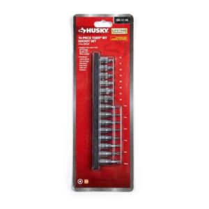Husky 1/4 in. Drive Torx Bit Socket Set (14-Piece)
