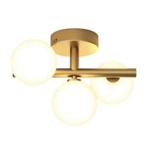 Artika Bloom 13 in. 15 Watt Modern Gold Integrated LED 5 CCT Flush Mount Ceiling