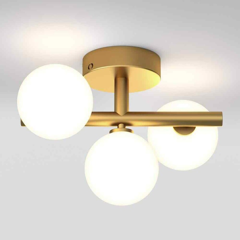 Artika Bloom 13 in. 15 Watt Modern Gold Integrated LED 5 CCT Flush Mount Ceiling - Image 11