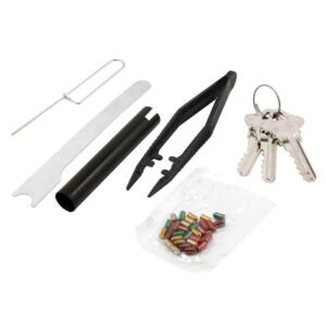 Prime-Line Re-Key Lock Kit, Schlage Type C, 5-Pin Tumbler Sets, Pre-cut Keys