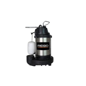 RIDGID 1/3 HP Stainless Steel Dual Suction Submersible Sump Pump