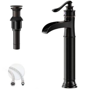 BWE Single Hole Single Handle Bathroom Vessel Sink Faucet in Oil Rubbed Bronze