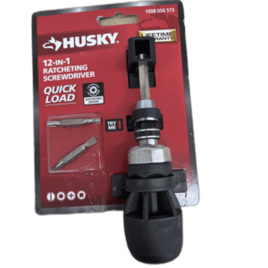 Husky 12-in-1 Quick Load Ratcheting Stubby Screwdriver Set "MISSING BITS"