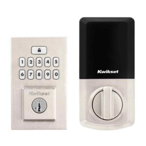 Kwikset SmartCode 260 Contemporary Satin Nickel Keypad Single Cylinder Electroni