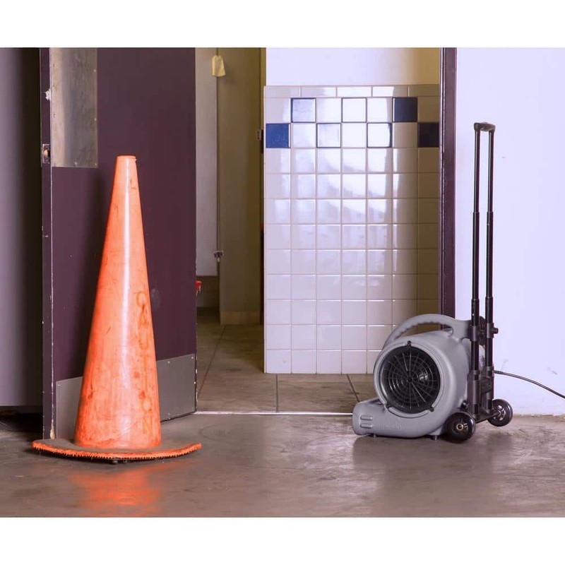 B-Air 1/2 HP Air Mover Carpet Dryer Floor Blower Fan Grey - Image 2