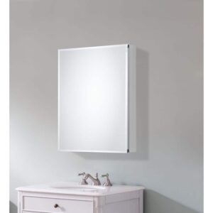 Pegasus 20 in. W x 26 in. H Rectangular Medicine Cabinet with Mirror