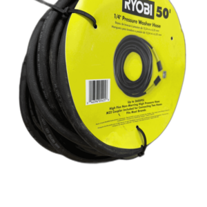 RYOBI 1/4 in. x 50 ft. 3600 PSI Flexible Pressure Washer Hose