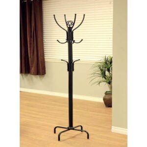 Homecraft Furniture Black 8-Hook Coat Rack