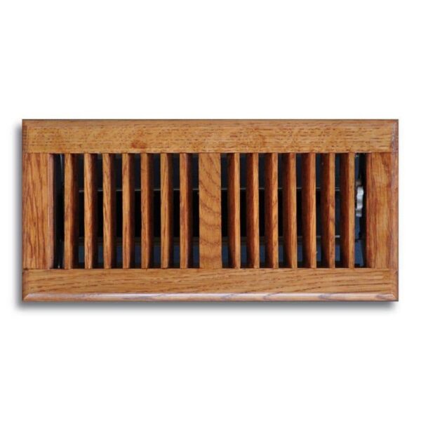 T.A. Industries 4 in. x 12 in. Oak Floor Diffuser