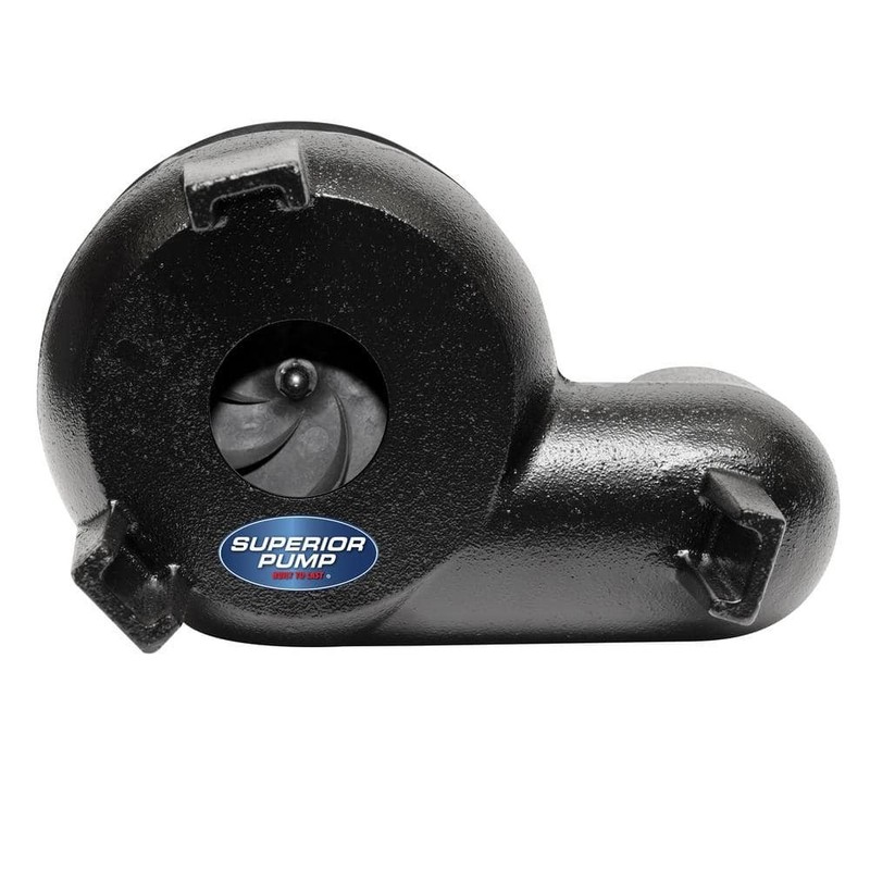 Superior Pump 1/2 HP Submersible Cast Iron Sewage Ejector Pump - Image 3