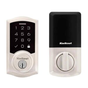 Kwikset SmartCode 270 Traditional Satin Nickel Touchpad Single Cylinder